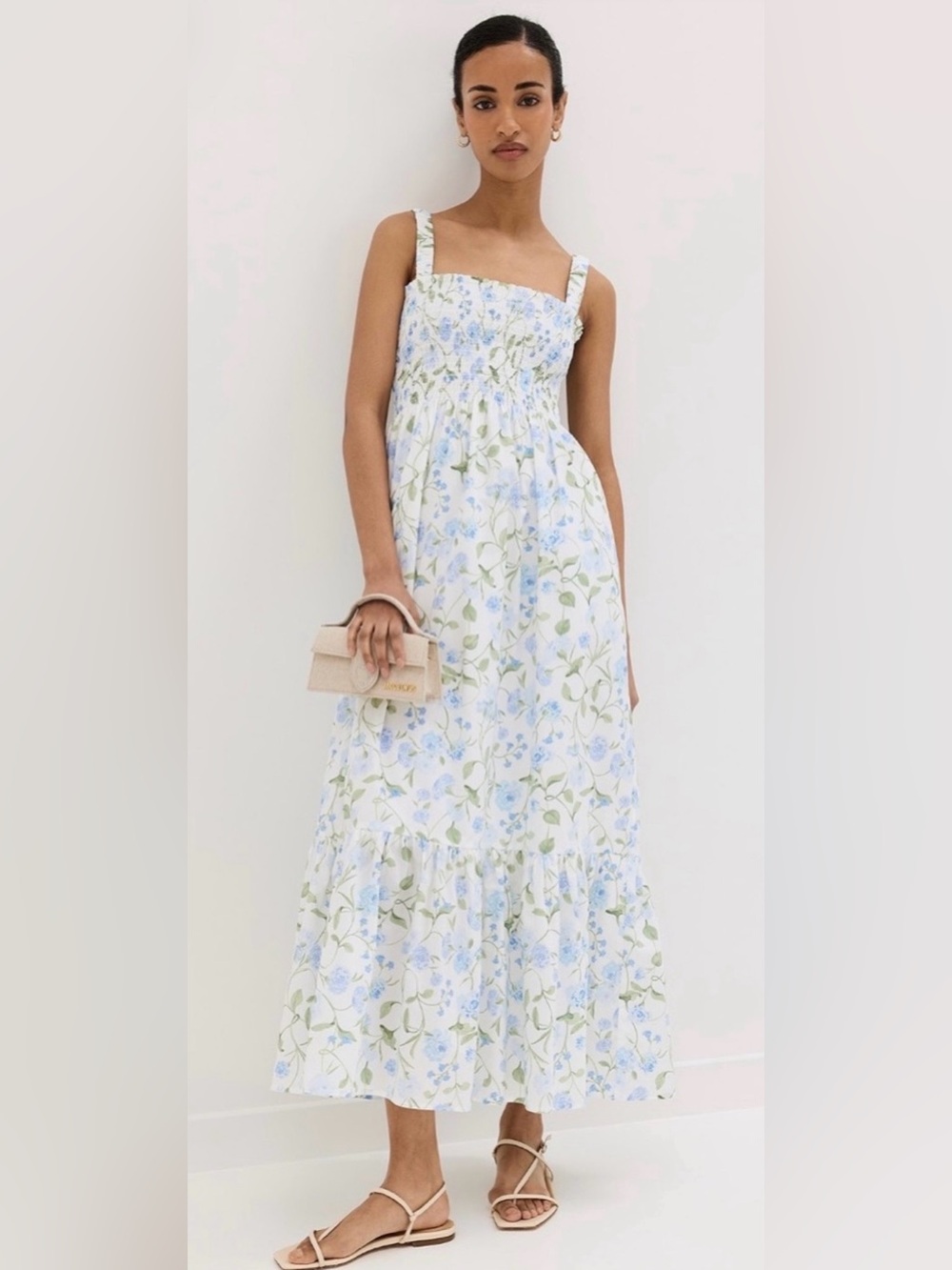 Hill House Anjuli Maxi Nap Dress - size xsmall
